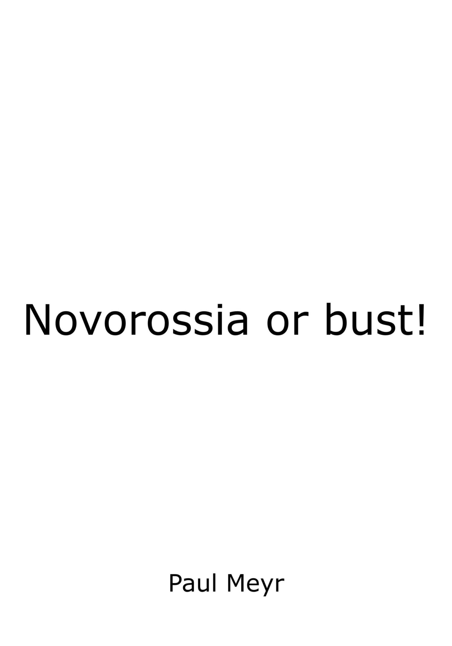 Novorossia or bust! - Paul Meyr - Читать книги онлайн | Слушать аудиокниги онлайн | Электронная библиотека books-lib.com