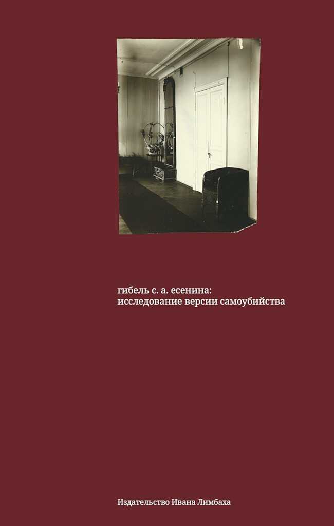 Гибель С. А. Есенина. Исследование версии самоубийства - Андрей Васильевич Крусанов - Читать книги онлайн | Слушать аудиокниги онлайн | Электронная библиотека books-lib.com
