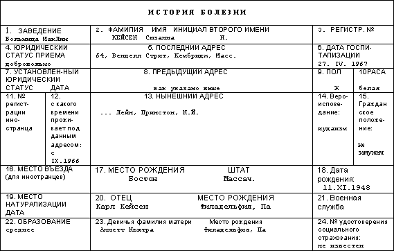 Прерванная жизнь Прерванная жизнь