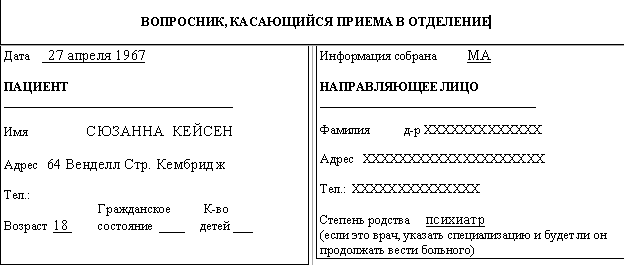 Прерванная жизнь Прерванная жизнь