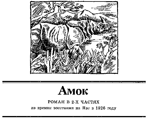 В стране райской птицы. Амок В стране райской птицы. Амок