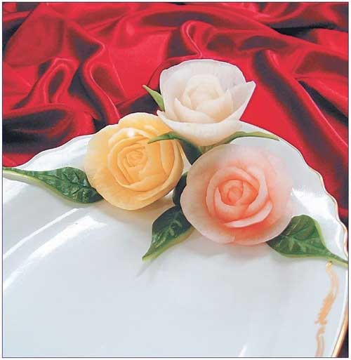 Необычные украшения из обычных овощей Необычные украшения из обычных овощей