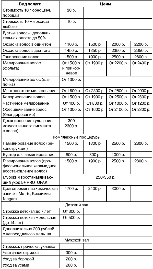 Салон красоты. От бизнес-плана до реального дохода Салон красоты. От бизнес-плана до реального дохода