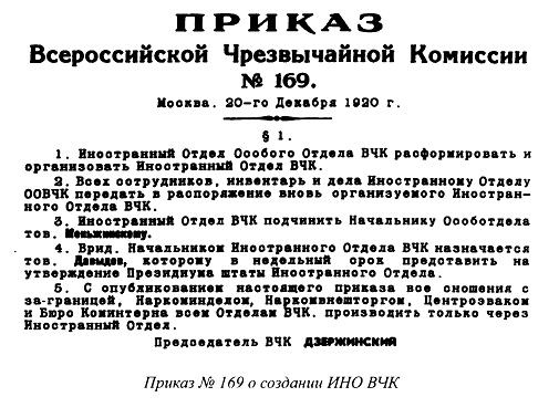 Начальники советской внешней разведки Начальники советской внешней разведки