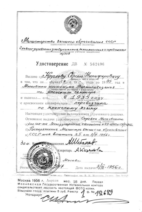 Сергей Круглов. Два десятилетия в руководстве органов госбезопасности и внутренних дел СССР Сергей Круглов. Два десятилетия в руководстве органов госбезопасности и внутренних дел СССР