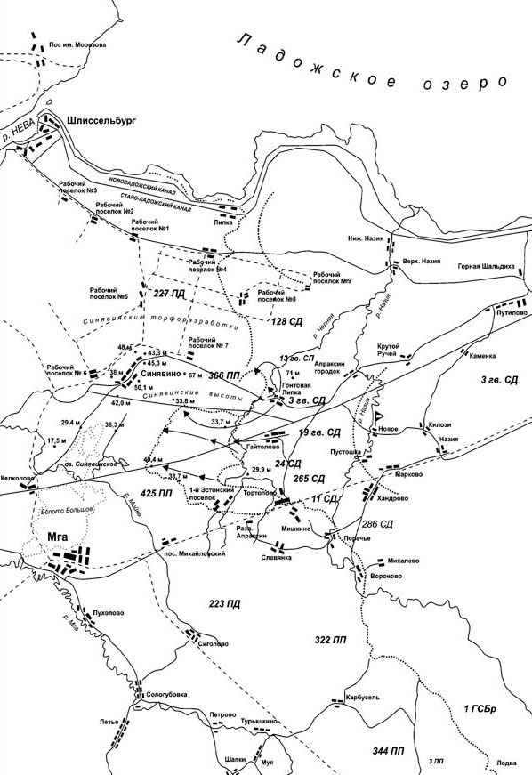Битва за Синявинские высоты. Мгинская дуга 1941-1942 гг. Битва за Синявинские высоты. Мгинская дуга 1941-1942 гг.