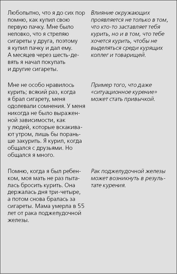 Я больше не курю! Я больше не курю!
