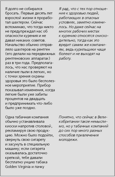 Я больше не курю! Я больше не курю!