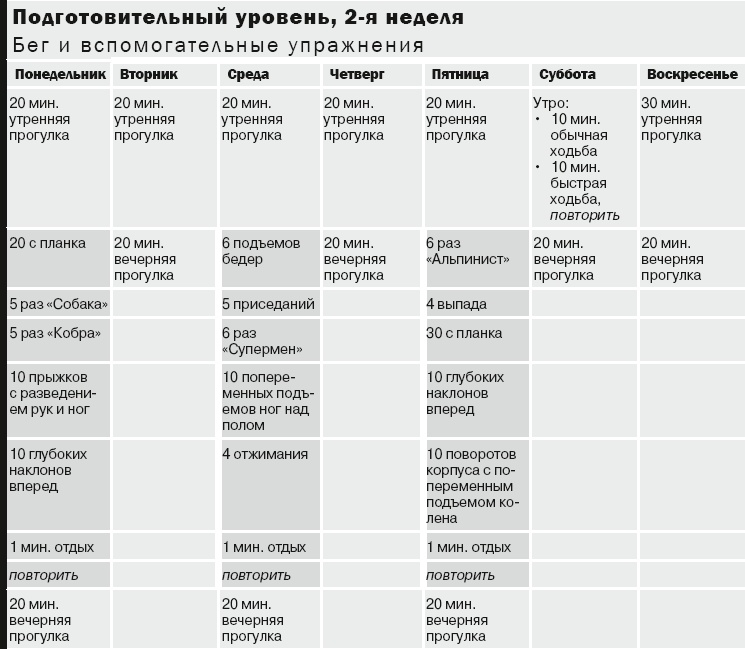 10 километров через 7 недель 10 километров через 7 недель
