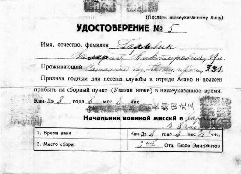Отряд Асано. Русские эмигранты в вооруженных формированиях Маньчжоу-го (1938-1945) Отряд Асано. Русские эмигранты в вооруженных формированиях Маньчжоу-го (1938-1945)