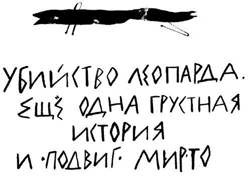 Леопард за стеклом Леопард за стеклом