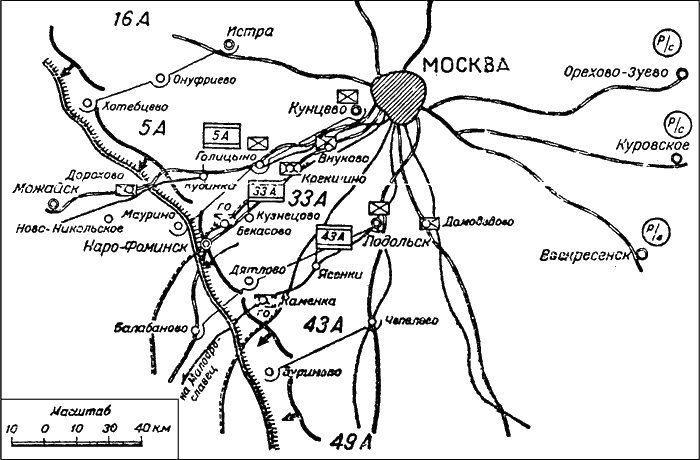 Битва за Москву. Московская операция Западного фронта 16 ноября 1941 г. - 31 января 1942 г.