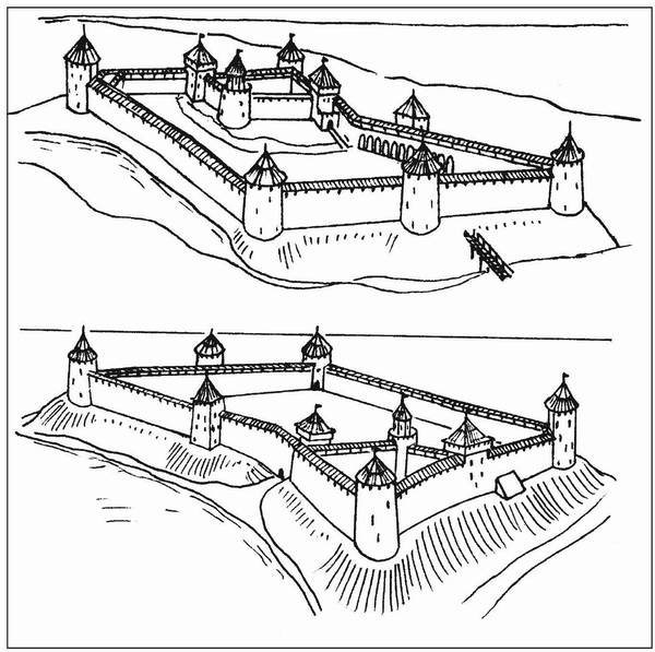 Русские крепости и осадная техника VIII-XVII вв. Русские крепости и осадная техника VIII-XVII вв.