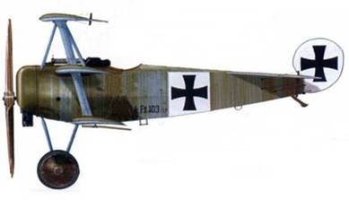 Боевое применение трипланов Fokker Dr I в Первой Мировой войне Боевое применение трипланов Fokker Dr I в Первой Мировой войне