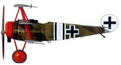 Боевое применение трипланов Fokker Dr I в Первой Мировой войне Боевое применение трипланов Fokker Dr I в Первой Мировой войне