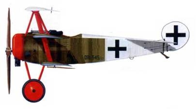 Боевое применение трипланов Fokker Dr I в Первой Мировой войне Боевое применение трипланов Fokker Dr I в Первой Мировой войне
