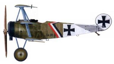 Боевое применение трипланов Fokker Dr I в Первой Мировой войне Боевое применение трипланов Fokker Dr I в Первой Мировой войне