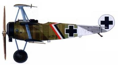 Боевое применение трипланов Fokker Dr I в Первой Мировой войне Боевое применение трипланов Fokker Dr I в Первой Мировой войне
