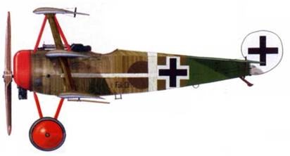 Боевое применение трипланов Fokker Dr I в Первой Мировой войне Боевое применение трипланов Fokker Dr I в Первой Мировой войне