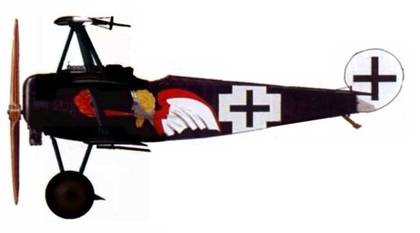 Боевое применение трипланов Fokker Dr I в Первой Мировой войне Боевое применение трипланов Fokker Dr I в Первой Мировой войне
