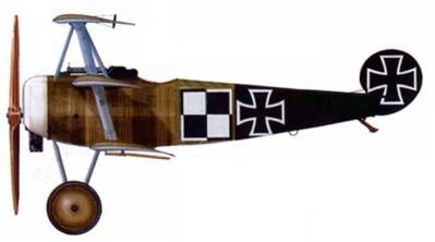 Боевое применение трипланов Fokker Dr I в Первой Мировой войне Боевое применение трипланов Fokker Dr I в Первой Мировой войне