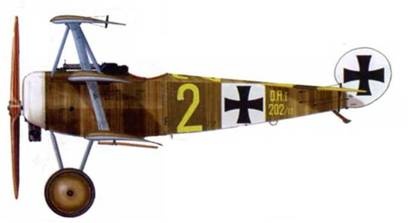 Боевое применение трипланов Fokker Dr I в Первой Мировой войне Боевое применение трипланов Fokker Dr I в Первой Мировой войне