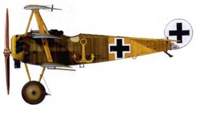 Боевое применение трипланов Fokker Dr I в Первой Мировой войне Боевое применение трипланов Fokker Dr I в Первой Мировой войне