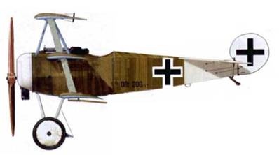 Боевое применение трипланов Fokker Dr I в Первой Мировой войне Боевое применение трипланов Fokker Dr I в Первой Мировой войне