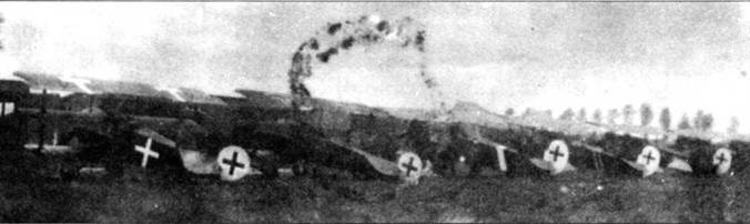 Боевое применение трипланов Fokker Dr I в Первой Мировой войне Боевое применение трипланов Fokker Dr I в Первой Мировой войне