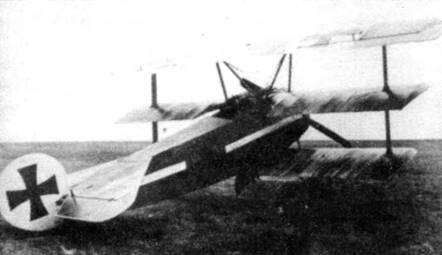 Боевое применение трипланов Fokker Dr I в Первой Мировой войне Боевое применение трипланов Fokker Dr I в Первой Мировой войне