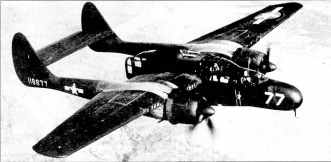 Nortrop P-61 BLack Widow. Тяжелый ночной истребитель США Nortrop P-61 BLack Widow. Тяжелый ночной истребитель США