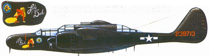 Nortrop P-61 BLack Widow. Тяжелый ночной истребитель США Nortrop P-61 BLack Widow. Тяжелый ночной истребитель США
