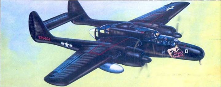 Nortrop P-61 BLack Widow. Тяжелый ночной истребитель США Nortrop P-61 BLack Widow. Тяжелый ночной истребитель США