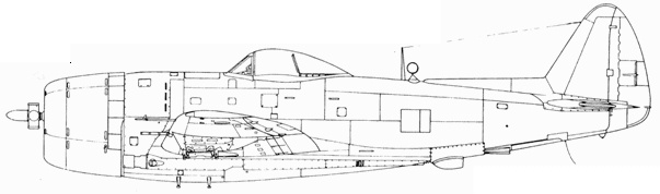 Р-47 «Thunderbolt» Тяжелый истребитель США Р-47 «Thunderbolt» Тяжелый истребитель США