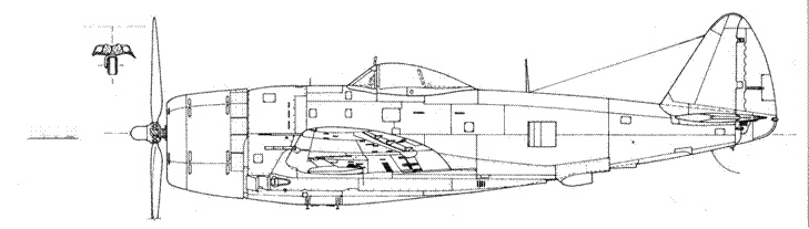 Р-47 «Thunderbolt» Тяжелый истребитель США Р-47 «Thunderbolt» Тяжелый истребитель США