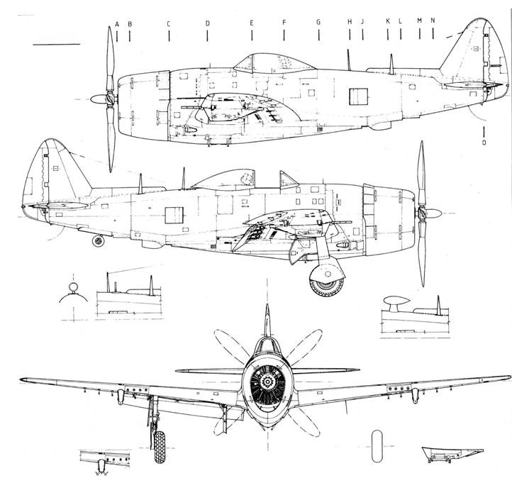 Р-47 «Thunderbolt» Тяжелый истребитель США Р-47 «Thunderbolt» Тяжелый истребитель США