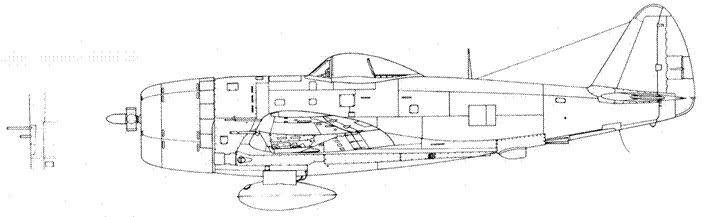 Р-47 «Thunderbolt» Тяжелый истребитель США Р-47 «Thunderbolt» Тяжелый истребитель США