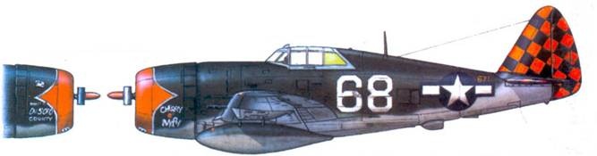 Р-47 «Thunderbolt» Тяжелый истребитель США Р-47 «Thunderbolt» Тяжелый истребитель США