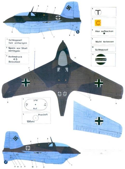 Me 163 ракетный истребитель Люфтваффе Me 163 ракетный истребитель Люфтваффе
