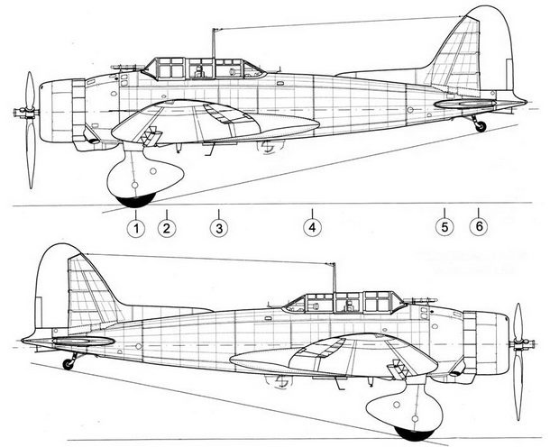 D3A «Val» B5N «Kate» ударные самолеты японского флота D3A «Val» B5N «Kate» ударные самолеты японского флота