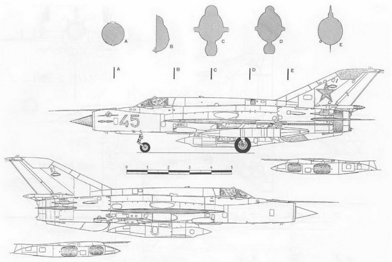 МиГ-21. Особенности модификаций и детали конструкции. Часть МиГ-21. Особенности модификаций и детали конструкции. Часть