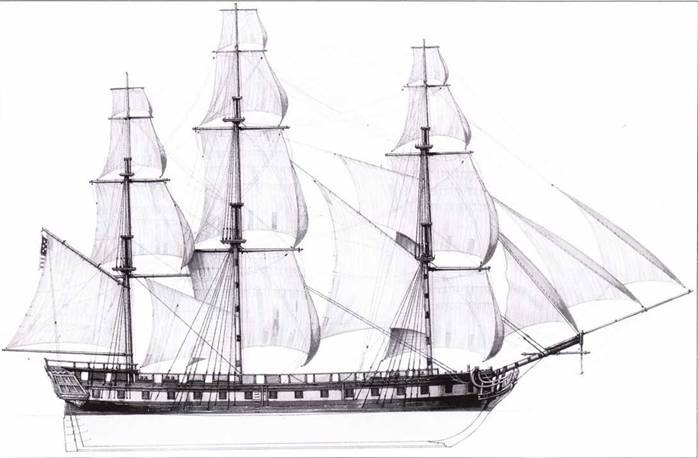 Американские фрегаты, 1794–1826 Американские фрегаты, 1794–1826