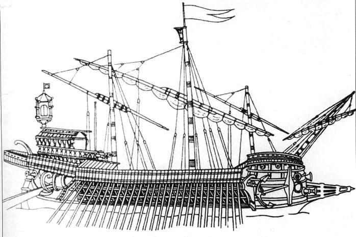 Галеры. Эпоха ренессанса, 1470–1590 Галеры. Эпоха ренессанса, 1470–1590