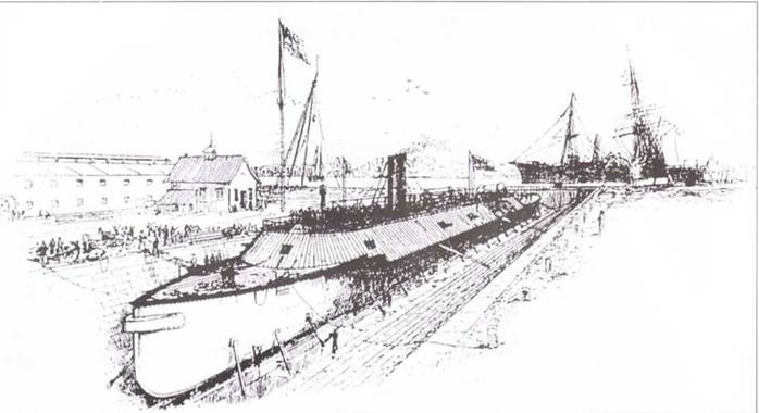 Казематные броненосцы южан, 1861–1865 Казематные броненосцы южан, 1861–1865