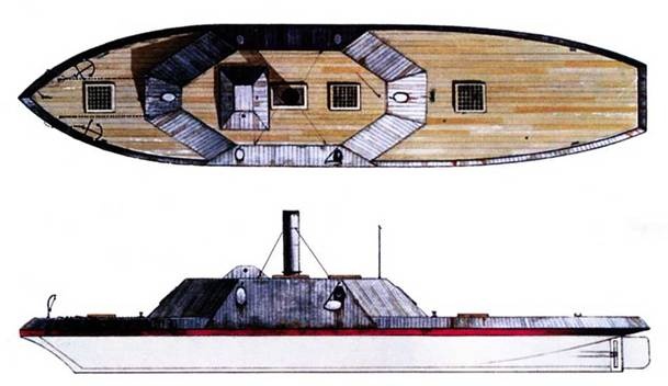 Казематные броненосцы южан, 1861–1865 Казематные броненосцы южан, 1861–1865