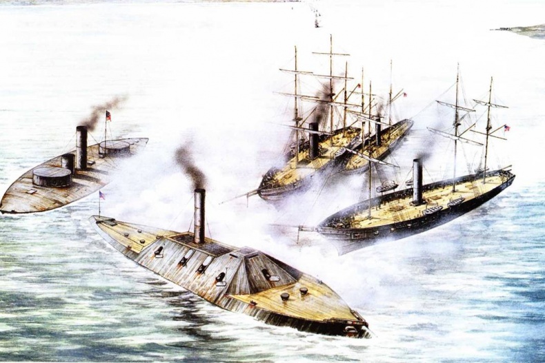 Казематные броненосцы южан, 1861–1865 Казематные броненосцы южан, 1861–1865