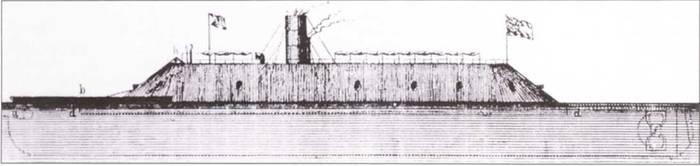 Казематные броненосцы южан, 1861–1865 Казематные броненосцы южан, 1861–1865