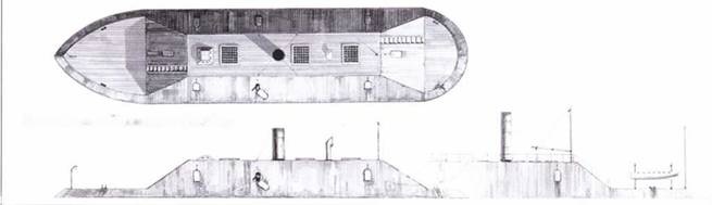 Казематные броненосцы южан, 1861–1865 Казематные броненосцы южан, 1861–1865