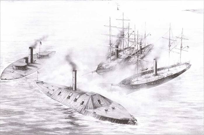 Казематные броненосцы южан, 1861–1865 Казематные броненосцы южан, 1861–1865