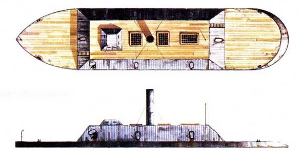 Казематные броненосцы южан, 1861–1865 Казематные броненосцы южан, 1861–1865